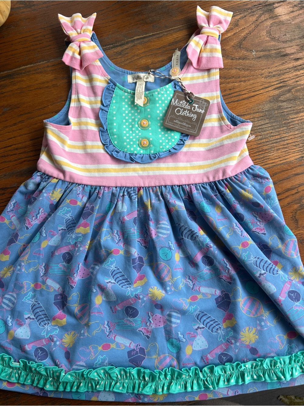 Matilda Jane Girls' Sugary Sweet Dress Tunic Size 8 New NWT